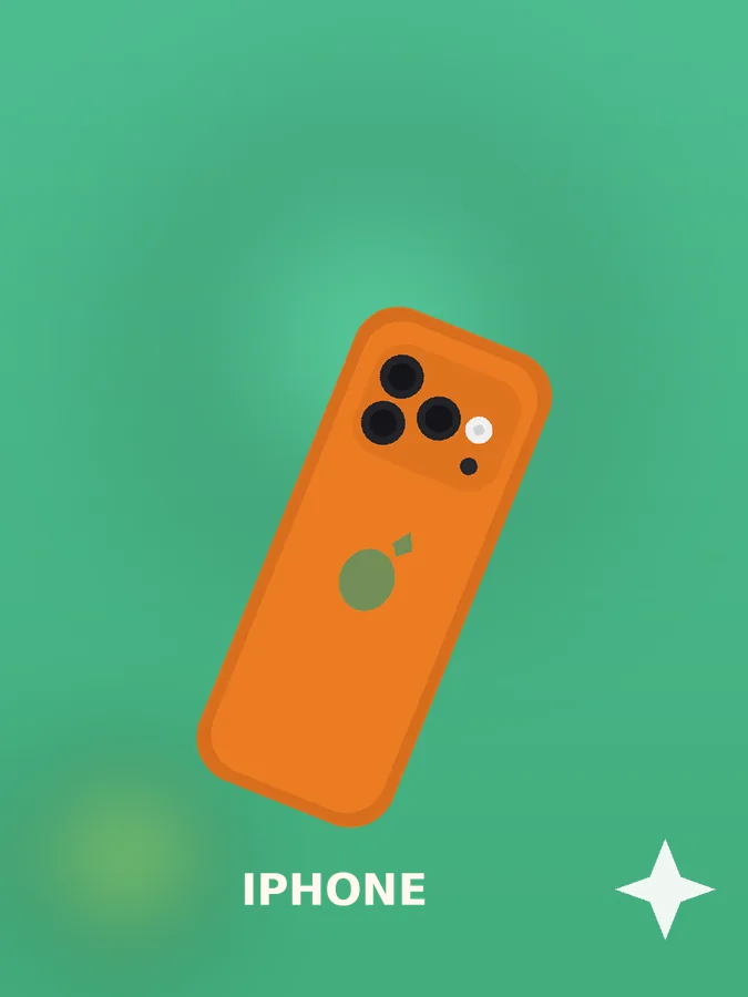 iPhone color naranja